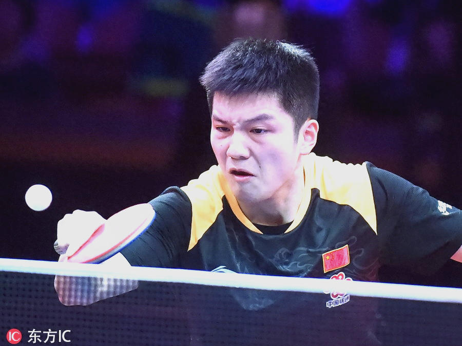 中国队碾压瑞典队,樊振东刷新纪录 中国队碾压瑞典队,樊振东刷新纪录